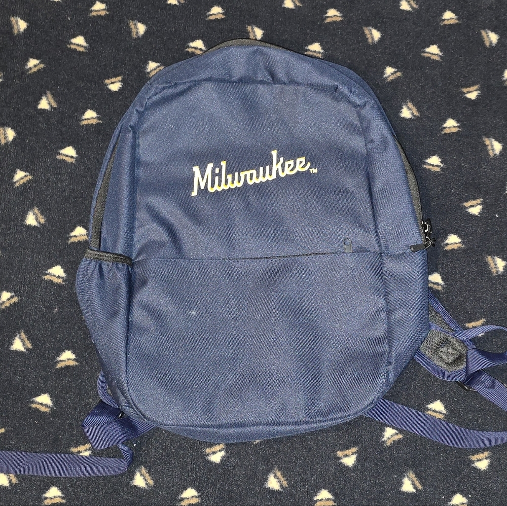 Blue Milwaukee Brewers Backpack